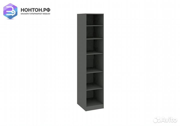 Пенал Наоми фон серый / джут