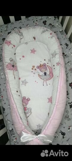 Кокон для новорожденных гнездышко бортики в кроват