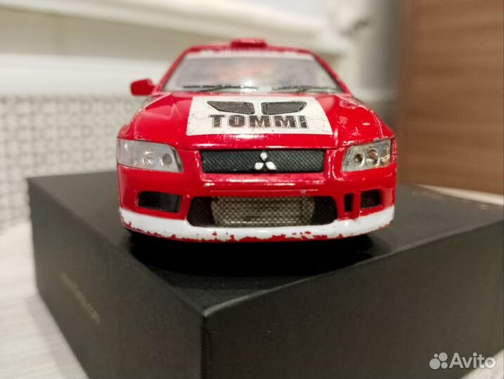 Моделька Mitsubishi lancer ralli, металл