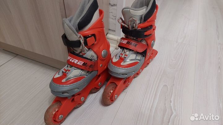Роликовые коньки детские раздвижные 28-32 FireMark
