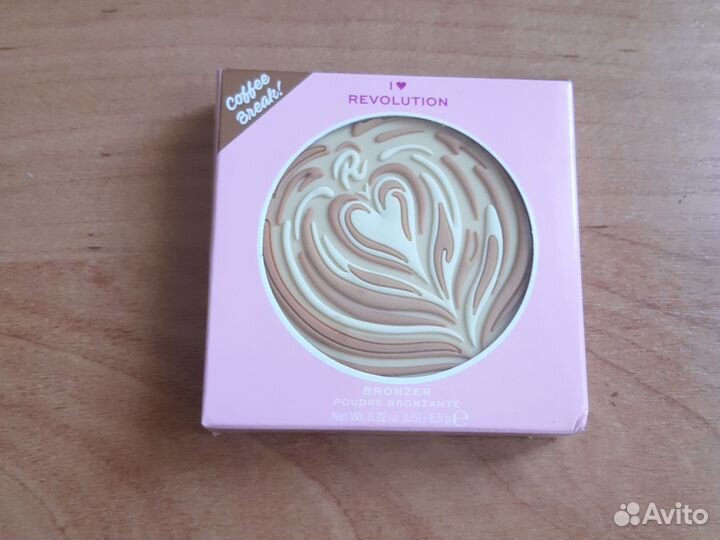 Бронзер I Heart Revolution tasty coffee новый