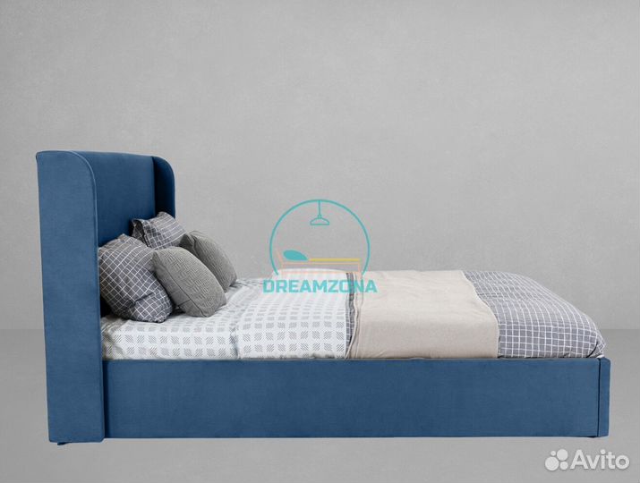 Кровать Нэнси с мягким изголовьем в рассрочку