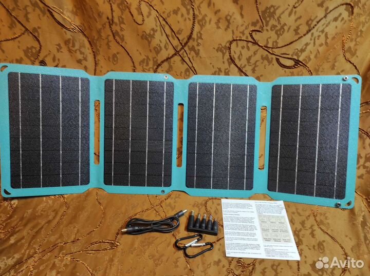 Солнечная батарея 28W складная для тф и Ноутов