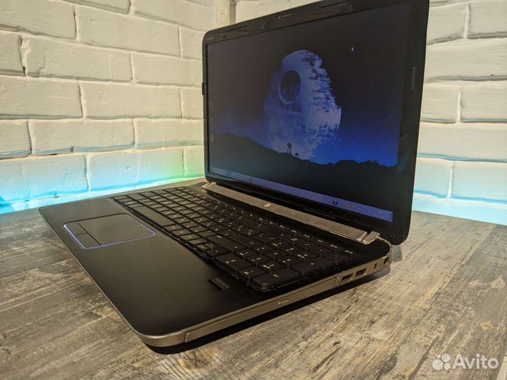 Мощный ноутбук HP 4ядра/4gb/2 видеокарты/подсветка