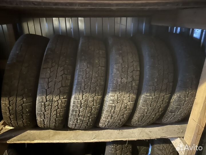 Продам зимние резину с дисками на газель185/75r16