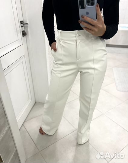 Кожаные брюки