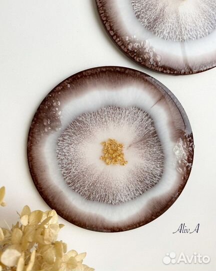 Подстаканники из эпоксидной смолы