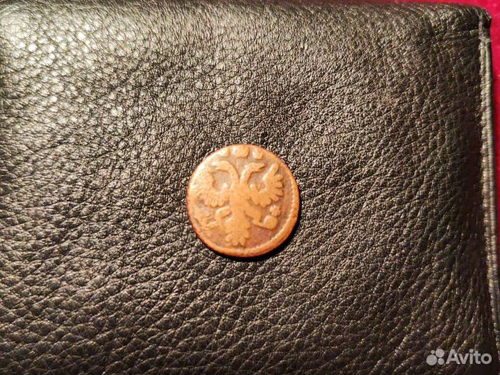 Монета Полушка 1735