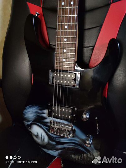 Jackson js11 dinky, revers