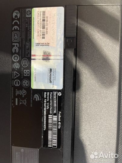 Ноутбук hp probook 4510s