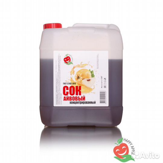 Сок концентрированный «Айвовый», канистра 5 кг