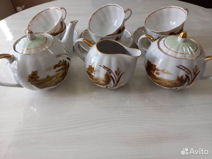 Чайный сервиз Дулево Лунная дорога