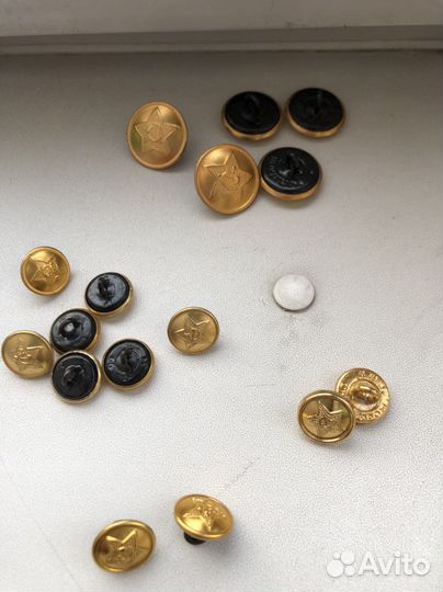 Пуговицы офицерские армейские.ссср