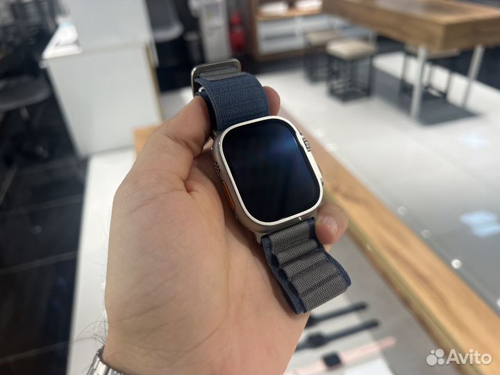 Apple Watch Ultra 2 49mm Alpine Loop Blue M