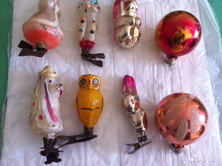 Елочные игрушки СССР