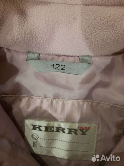 Куртка пальто весна для девочки Kerry 122 + шапка