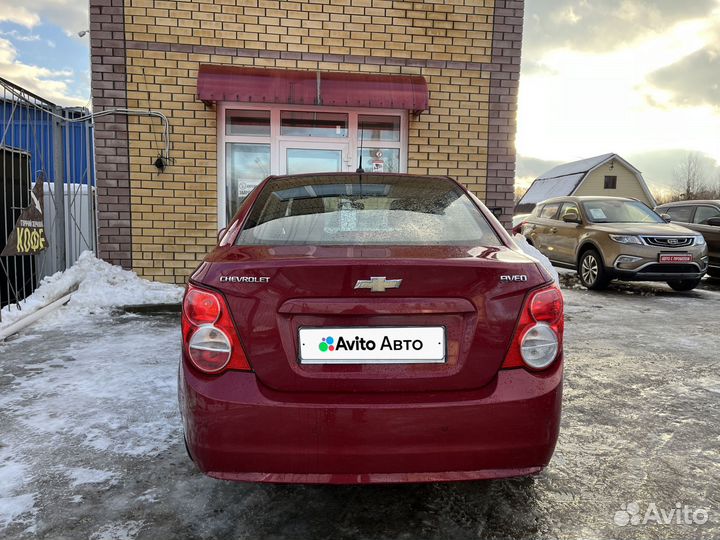 Chevrolet Aveo 1.6 AT, 2014, 169 242 км