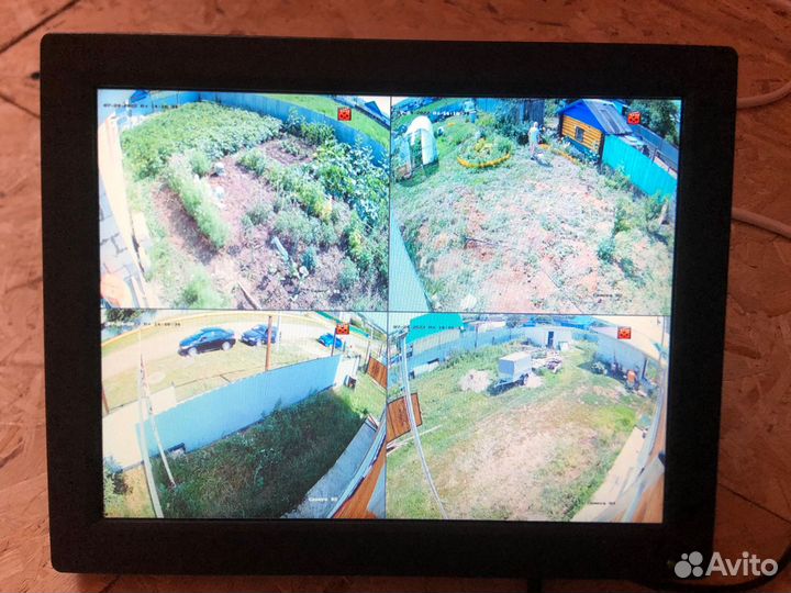 Комплект видеонаблюдения из 4 камер