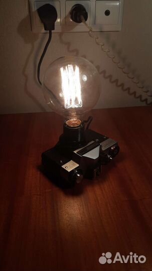 Зенит ет Zenit ET лофт светильник из фотоаппарата