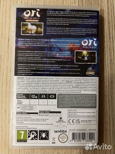 Ori the collection Nintendo switch