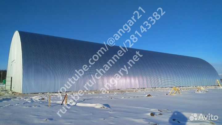 Ангар под ключ 773 м2