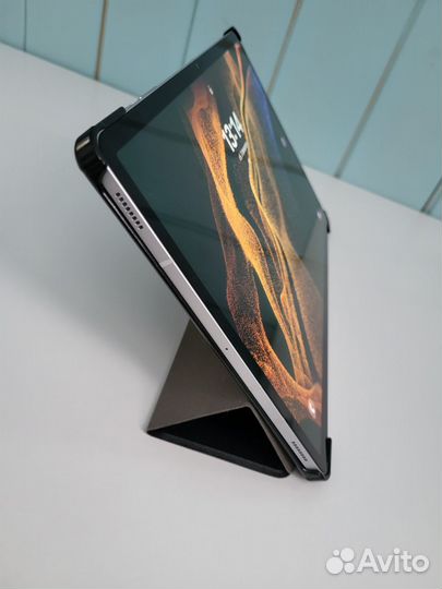 Samsung galaxy tab s8 plus + клавиатура + чехол