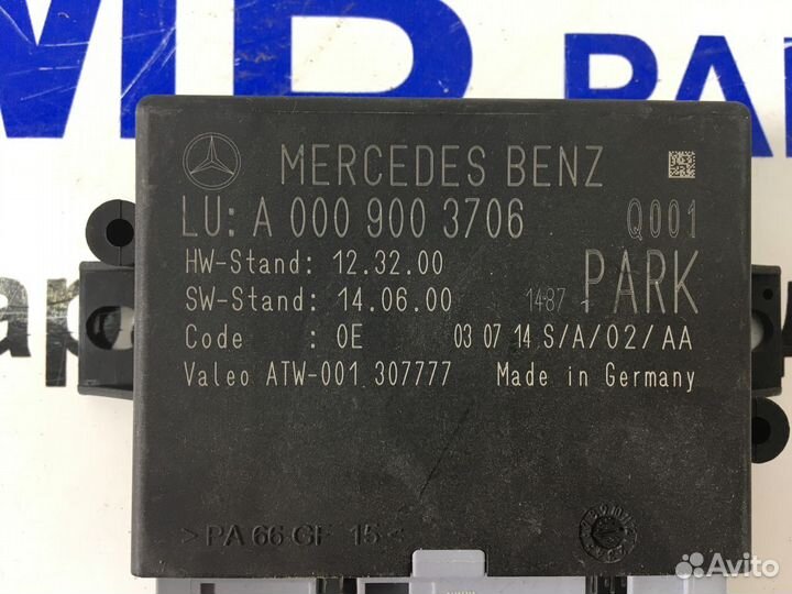 Блок парктроников Mercedes W166 W212 00016
