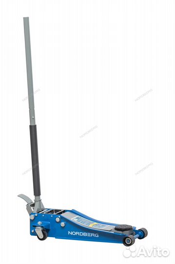 Домкрат супернизкий подкатной 3 тонн nordberg