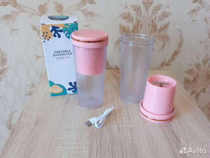 Блендер мини для смузи новый