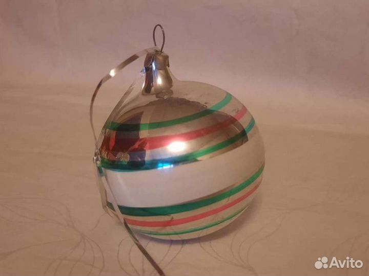 Шар на ёлку новогодний СССР ретро