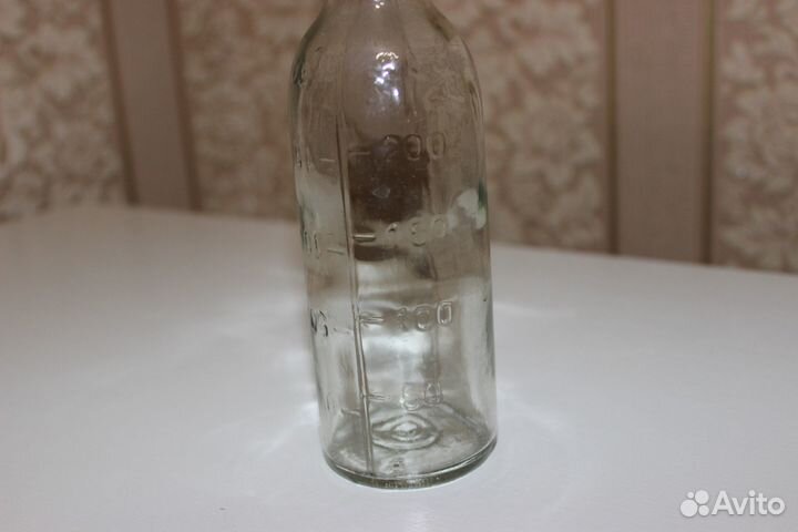 Бутылочка медицинская с резиновой пробкой