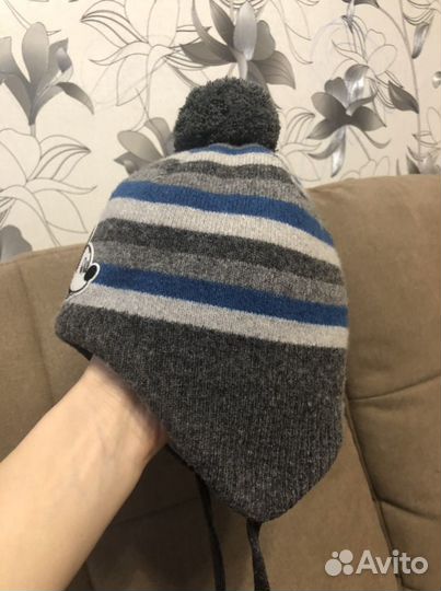 Шапка зимняя детская для мальчика