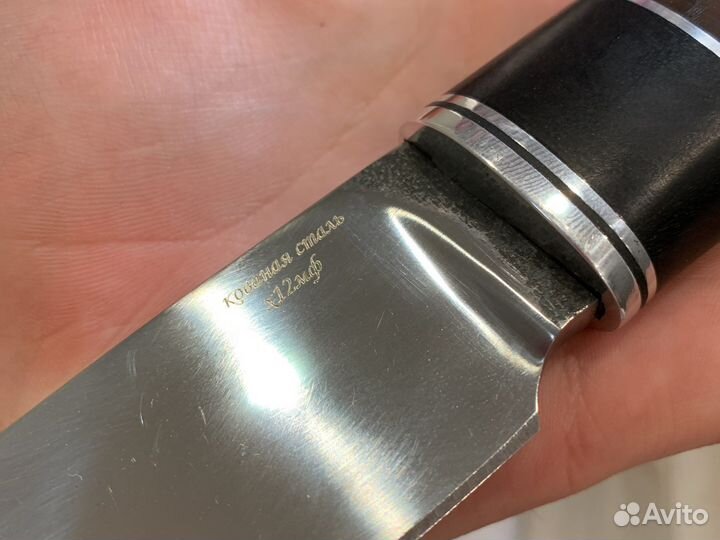 Нож из стали х12мф ручной работы