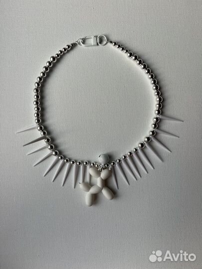 Ожерелье с шипами в стиле панк