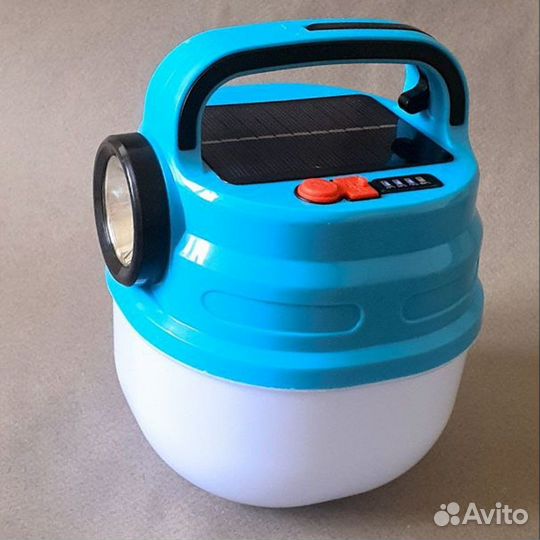 Фонарь для отдыха 80 Вт с зарядкой от солнца