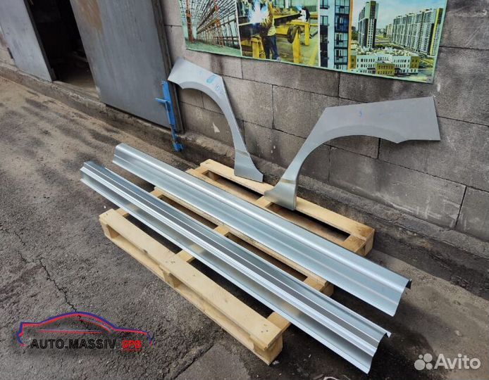 Пороги кузовные Chevrolet Cruze 1 рестайлинг