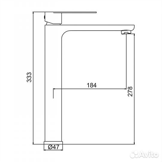 Смеситель для раковины Frap F10806-2