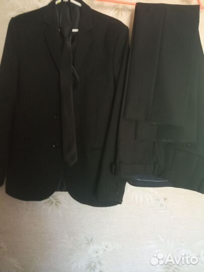 Костюм классика мужской черный фабричный