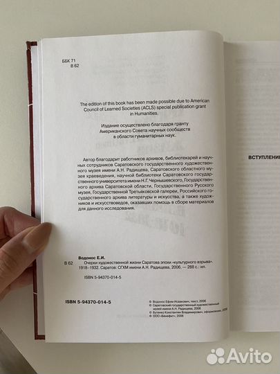 Е.И. Водонос. Художественная жизнь Саратова