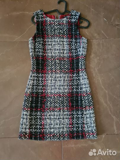 Твидовое платье sisley