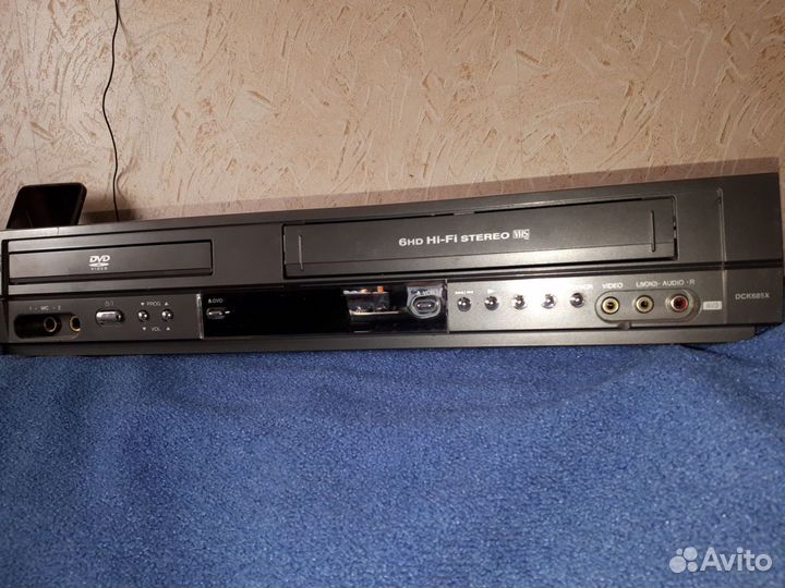 LG VHS и DVD проигрыватель