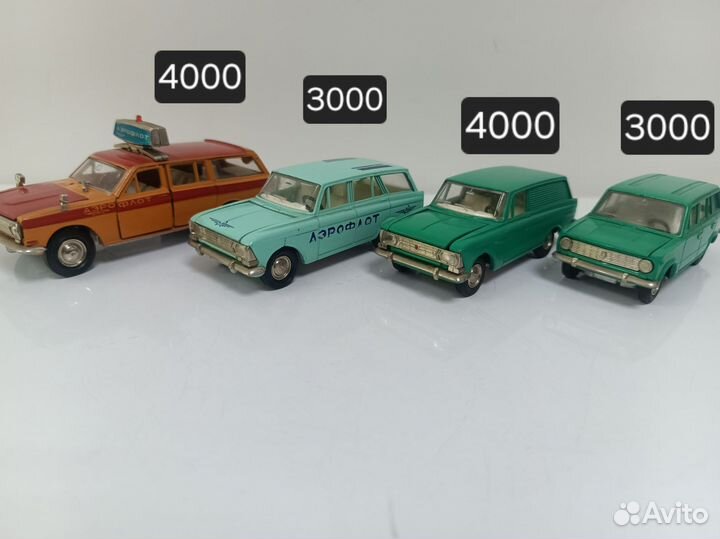 Модельки машин СССР 1:43