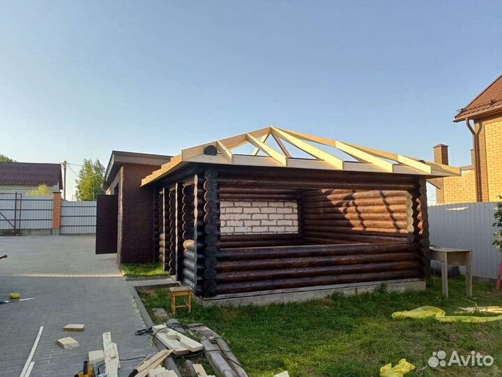 Строльство крыш