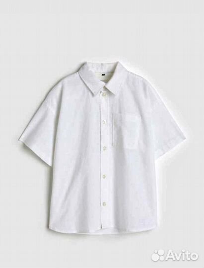 Белая рубашка детская