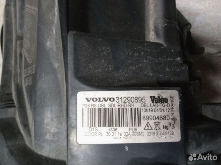 Фара ксеноновая правая Volvo Xc90 D5244T18 2012