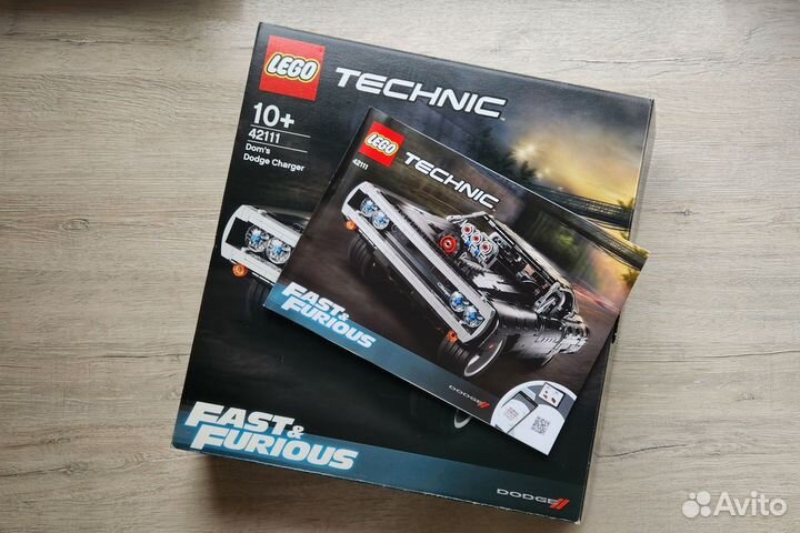 Lego Technic 42111 dodge charger доминика торетто