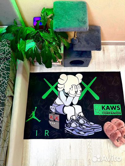 Ковры Kaws и Bearbrick