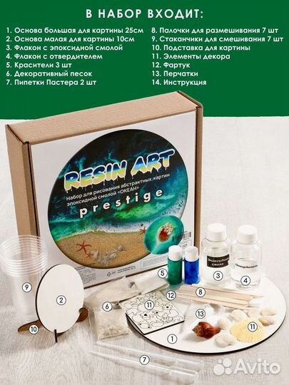 Новый набор из эпоксидной смолы (картина)