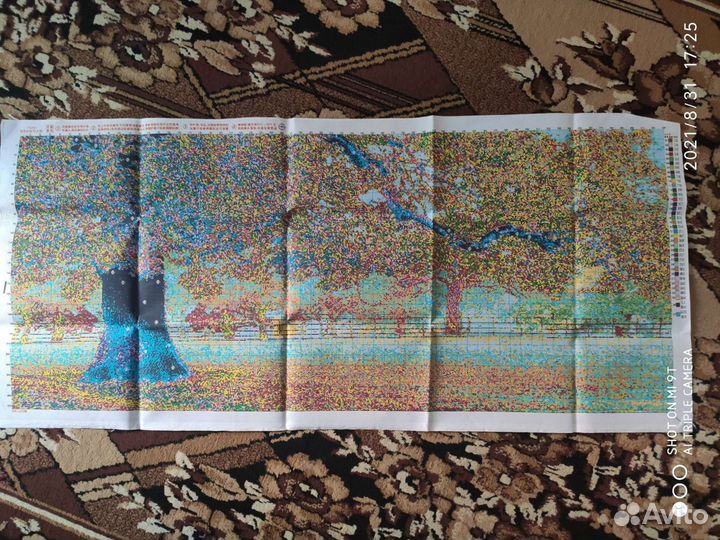 Сакура схема вышивки