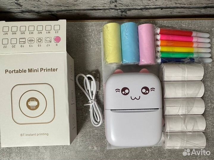 Мини принтер для телефона новый
